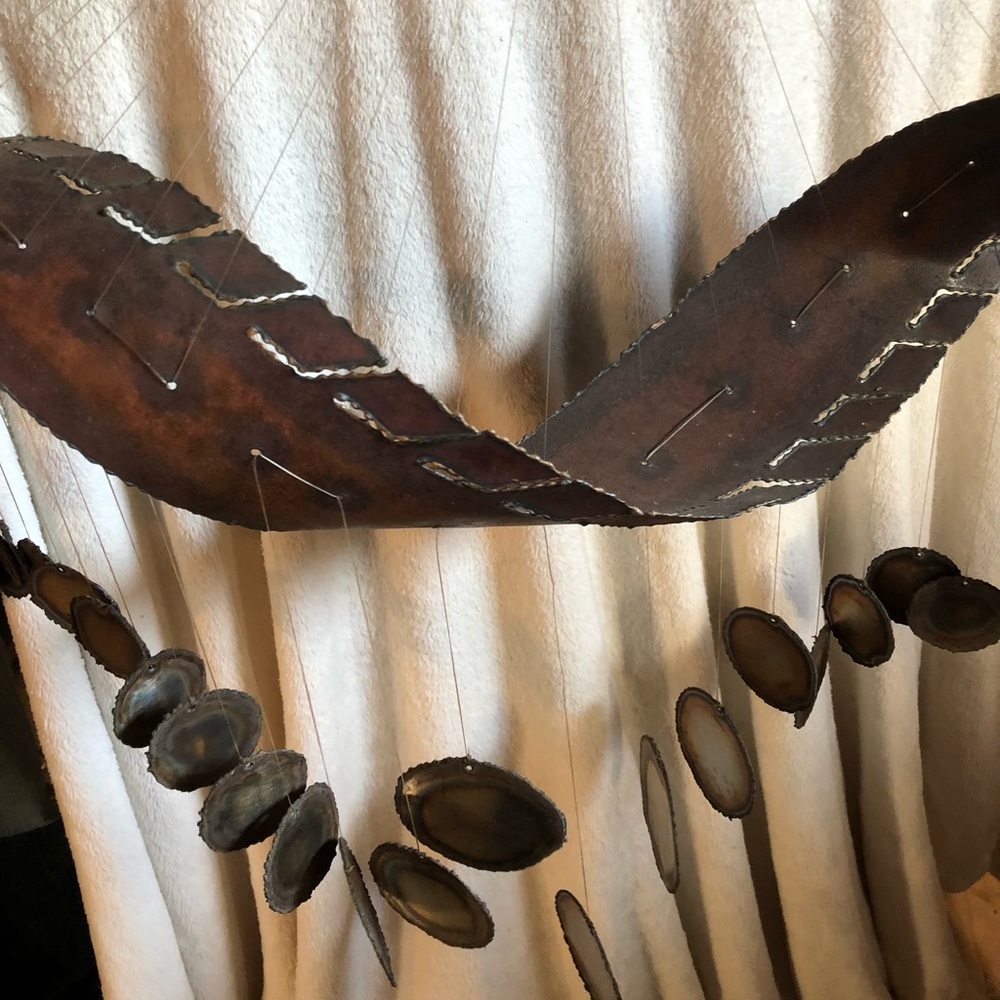 Metal wind chimes by Artist Bill Cook - Picture 3 of 6